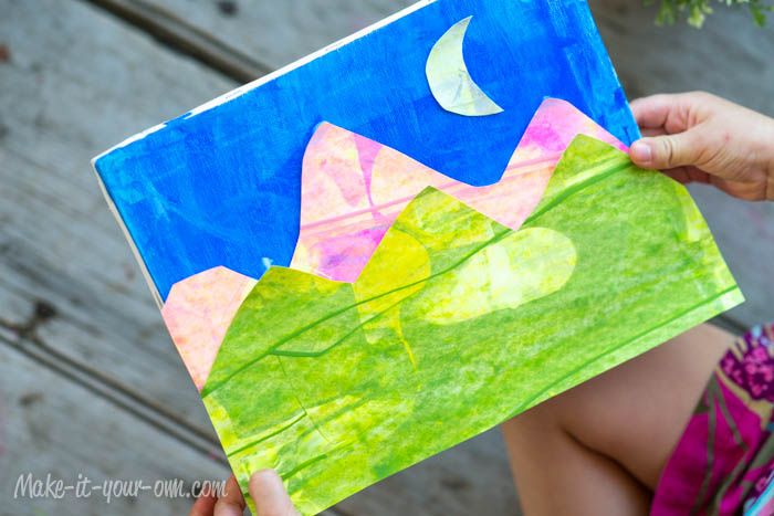 Landscape Project from make-it-your-own.com (Kid's art and craft projects)
