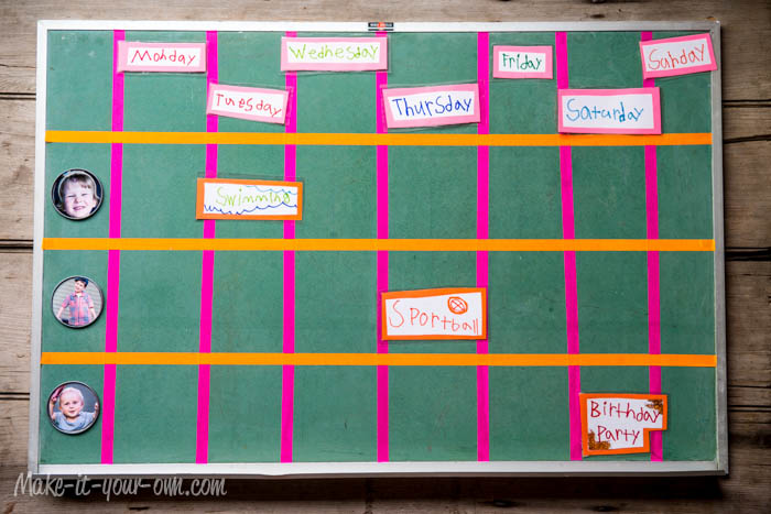  Family Activities Board from make-it-your-own.com (Art, crafts and activities for kids)