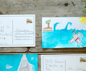 Road Trip Idea: Send a Postcard to Yourself from make-it-your-own.com