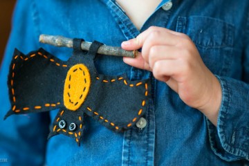 Halloween: Bat Pin from make-it-your-own.com (Art, crafts & activities for kids)