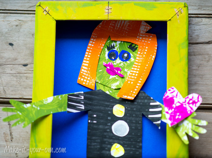 Halloween Textured Monster from make-it-your-own.com (Arts, crafts & activities for kids)