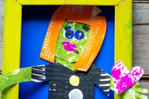 Halloween Textured Monster from make-it-your-own.com (Arts, crafts & activities for kids)