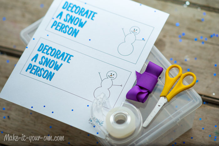 Snow Person Felt Board Kit from make-it-your-own.com (Art, crafts & activities for kids)