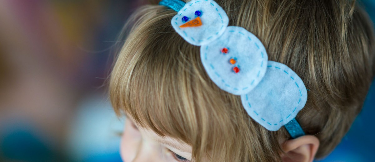 Snow Person Headband from make-it-your-own.com (Art, crafts & activities for kids)