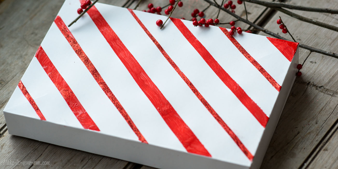 » Homemade Holiday Peppermint Stick Painting