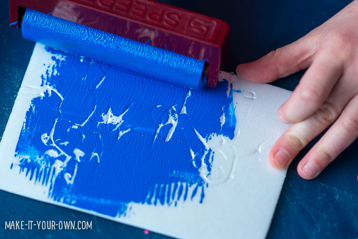 Printmaking with Styrofoam with make-it-your-own.com (Crafts & Activities for kids)
