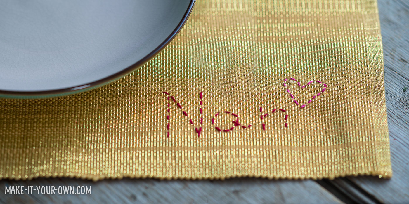 » Valentine’s Day Personalized Placemat