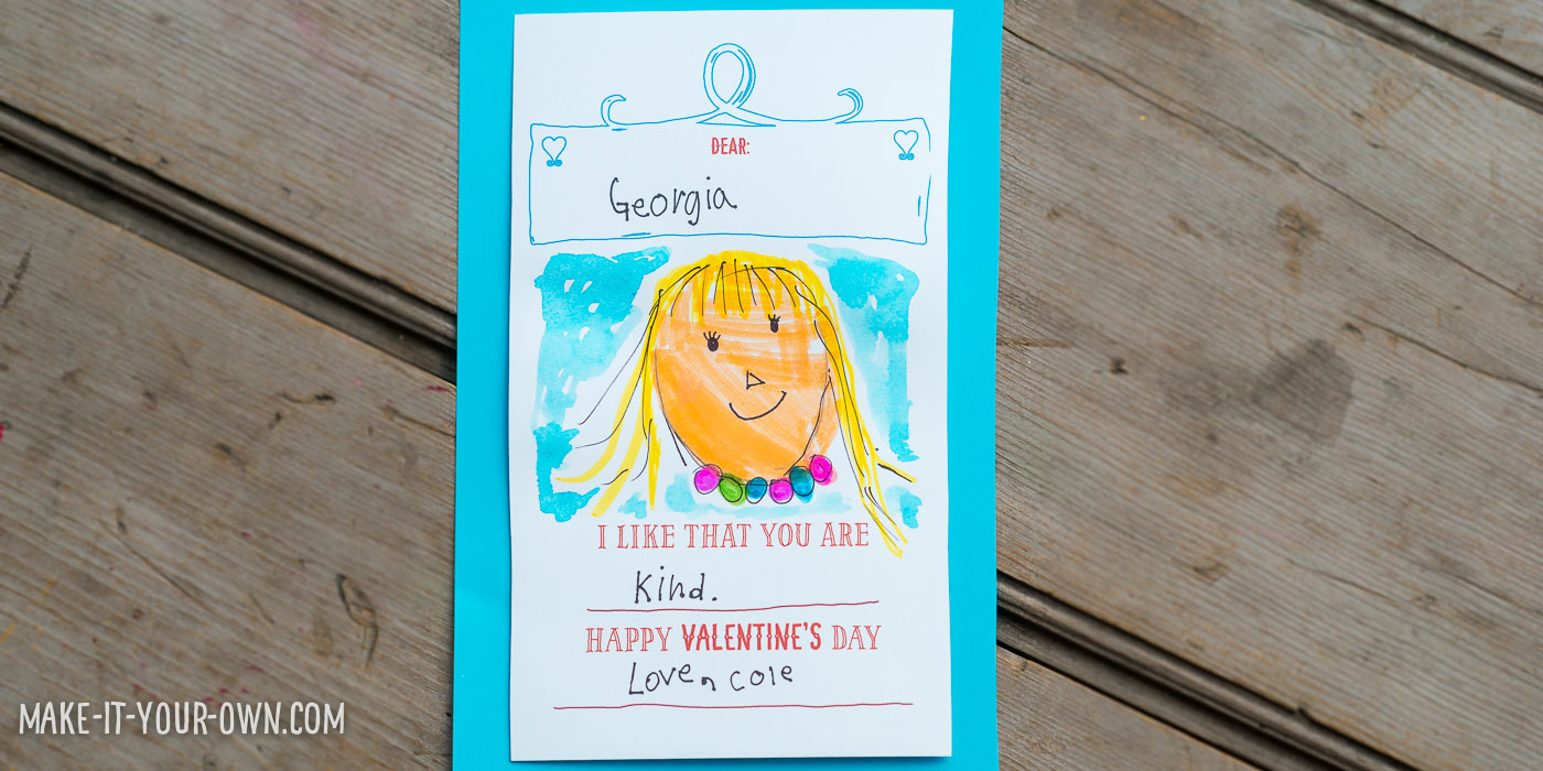 happy valentines day portrait cards