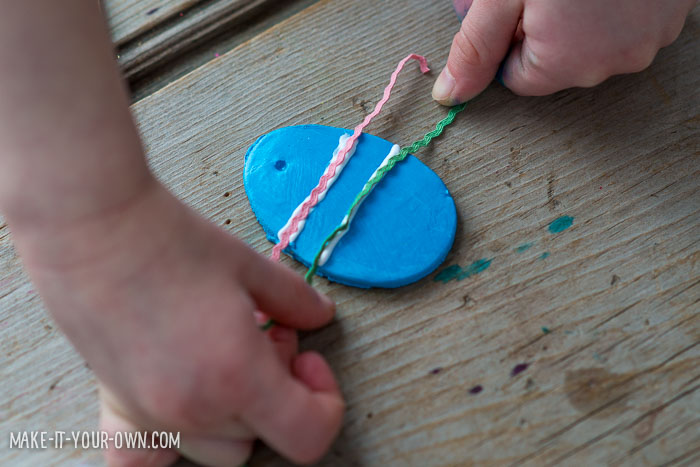 Clay Easter Egg Gift Tags