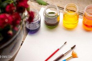 Watercolour Flowers with make-it-your-own.com (Crafts & activities for kids!)