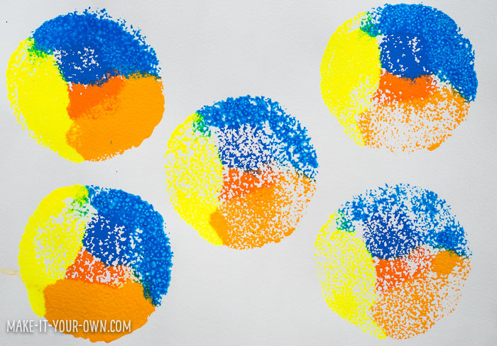 Sponge Painting with make-it-your-own.com (Crafts & activities for kids)