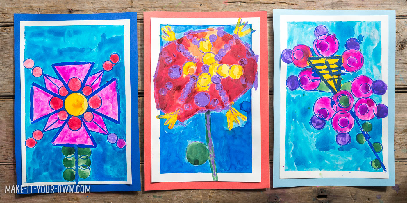 » Printing With Recyclables: Flowers