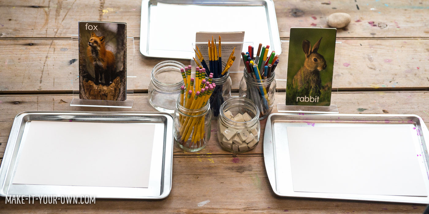 » Drawing from Flash Cards