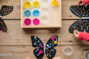 Design Butterfly Wings with Loose Parts! (Templates Included!)