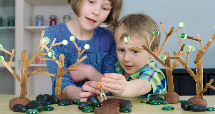 Make 4 SEASONS TREES for small world play! Perfect for at home or in the classroom!