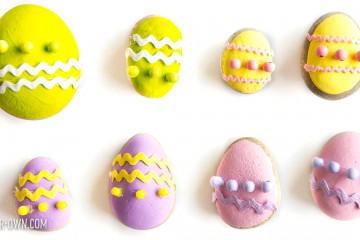 Rock Easter Egg Game: Find and Match the Attributes for the math game created with rocks!