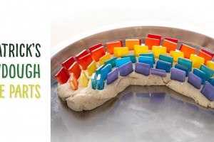Using our favourite recipe, we show you some ideas for creating with play dough and GOLD, GREEN & RAINBOW loose parts! This is a great open-ended activity for St. Patrick's Day!