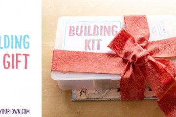 Put together this BUILDING KIT that encourages children develop their STEM (Science, Technology, Engineering and Math) skills!