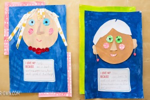 Eric Carle Inspired Mother's Day Collage Portraits: We show you how to create the appearance of textured paper and then create a portrait of your Mother, Grandma, Aunt or special female in your life. Our free printable allows you to write a special, personal message about what you admire and appreciate about your mom, aunt etc.