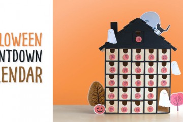 Halloween Countdown House: Use the free printables to transform this advent calendar into a Haunted House Halloween countdown for kids! This makes a fun craft to do together and a trick-or-treat alternative!
