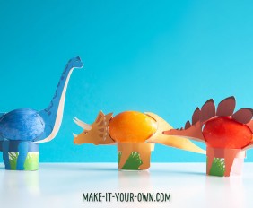 Dinosaur Easter Eggs: Print the templates to make three different dinosaurs (there are ones to colour yourself as well). Make these prehistoric pals for a fun Easter activity, particularly for older children!