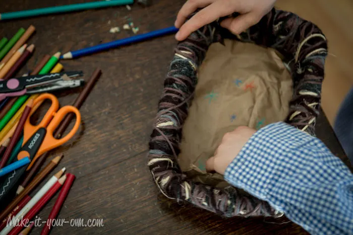 Making a Bird's Nest Stage Basket 2