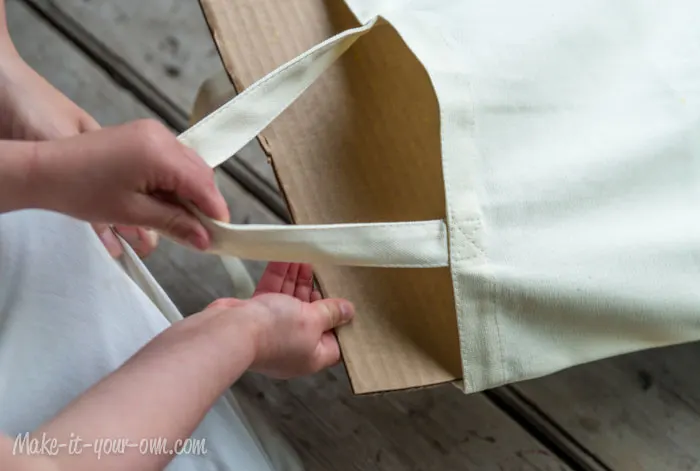 Cardboard in Bag make-it-your-own.com