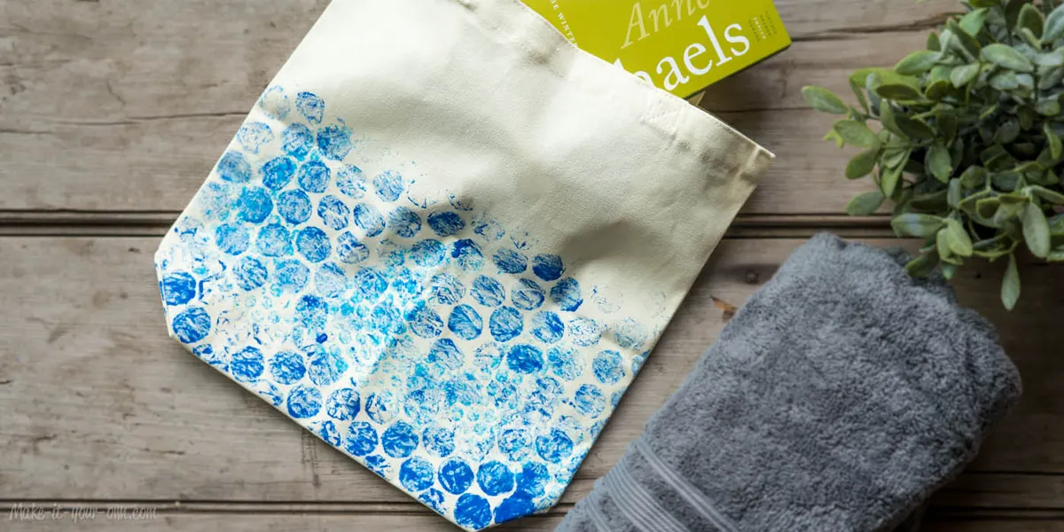 Beach Bag: Printing With Bubble Wrap