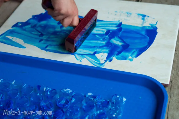 Paint to Brayer Beach Bag make-it-your-own.com