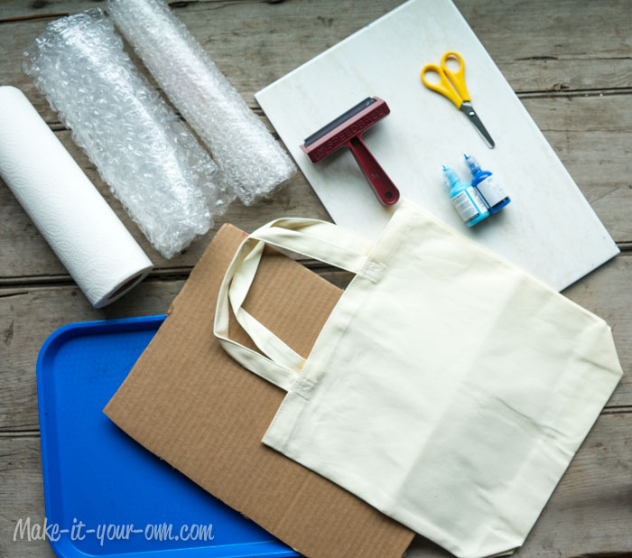 » Beach Bag: Printing With Bubble Wrap