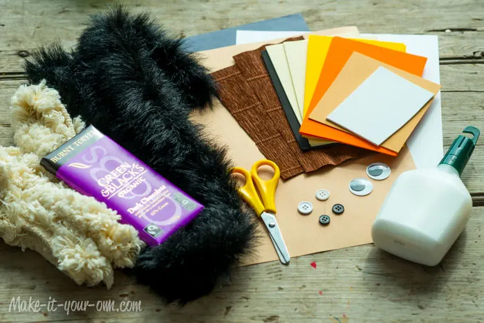 Fall Fun: Chocolate Bar Covers from make-it-your-own.com (Art, crafts & activities for kids)