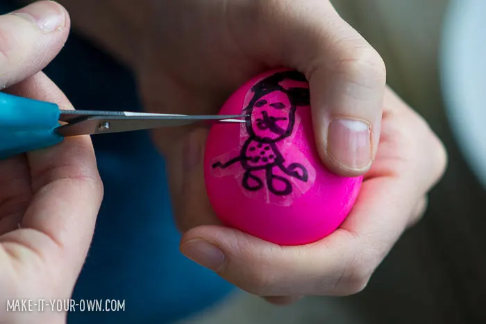 DIY Easter Egg Stickers