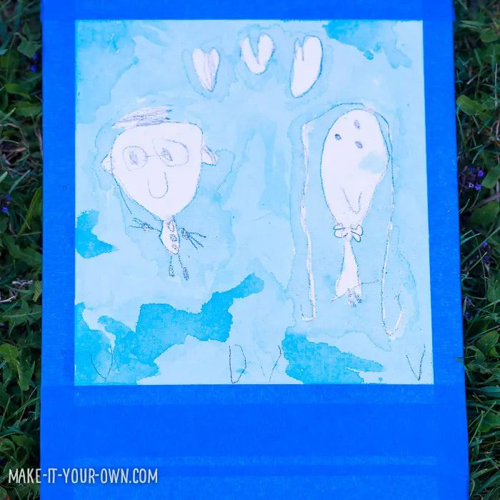 Polaroid Portraits (perfect for Father's Day!) from make-it your-own.com (Crafts & Activities for Kids)
