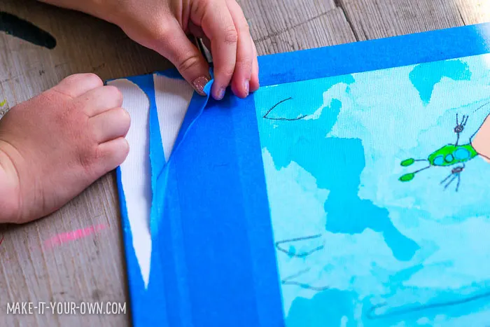 Polaroid Portraits (perfect for Father's Day!) from make-it your-own.com (Crafts & Activities for Kids)