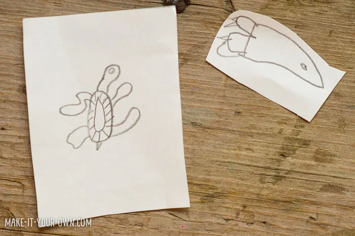 A Little Sea in a Bottle: Shrink Art with make-it-your-own.com (Crafts & Activities for Kids)
