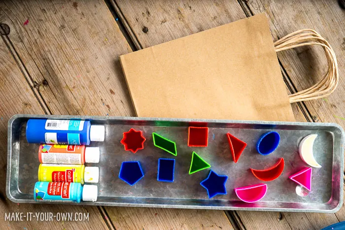 Shape Painting with Make-it-your-own.com (Crafts & activities for kids)