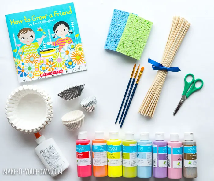 Friendship Garden Kit: Make this inexpensive kit to accompany the book, "How to Grow a Friend" by Sarah Gillingham!
