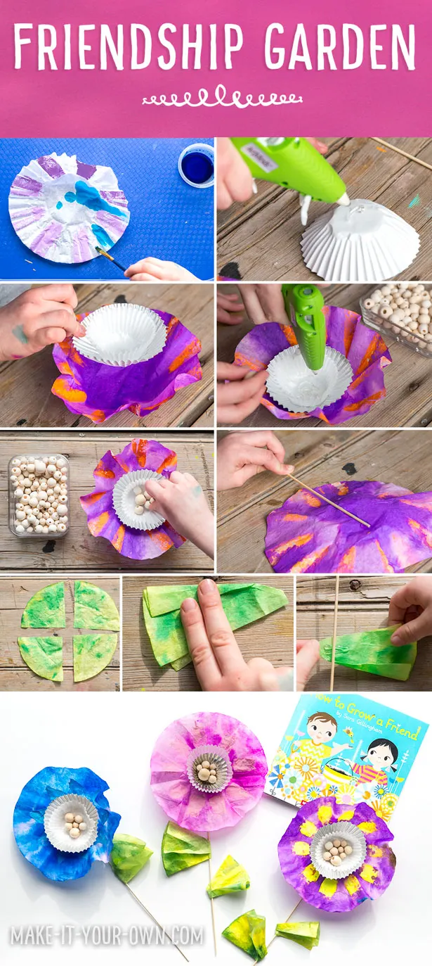 Friendship Garden Kit: Make this inexpensive kit to accompany the book, "How to Grow a Friend" by Sarah Gillingham!