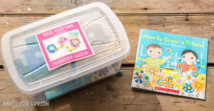 Friendship Garden Kit: Make this inexpensive kit to accompany the book, "How to Grow a Friend" by Sarah Gillingham!