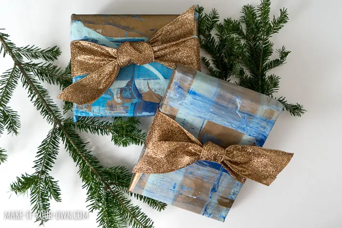 Kid-made Wrapping Paper ! Creative ideas to personalize your holiday or Christmas wrap!