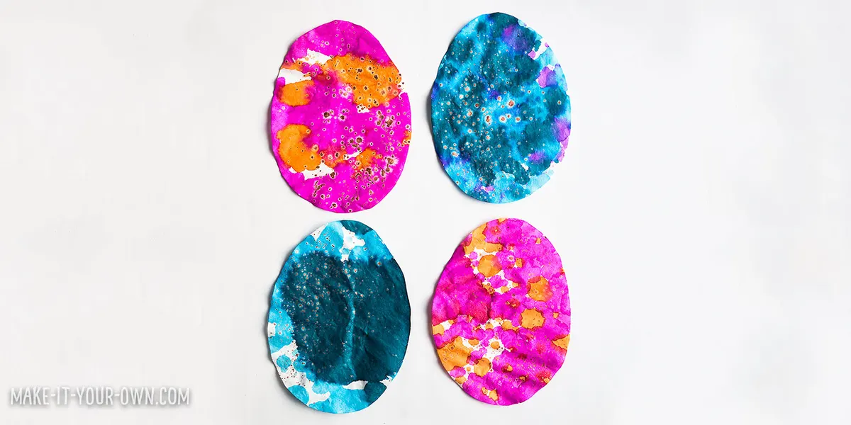 Splattered Egg Garland