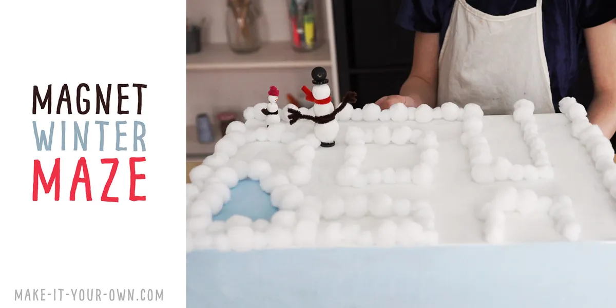 Snow Person Winter Maze