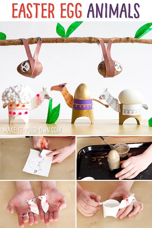 Dress up your eggs this year into these cute animals your friends and family will be sure to love! Make a llama, camel or sloth Easter egg (or all 3) with our free templates! We'd love to see your photos if you try out this craft!