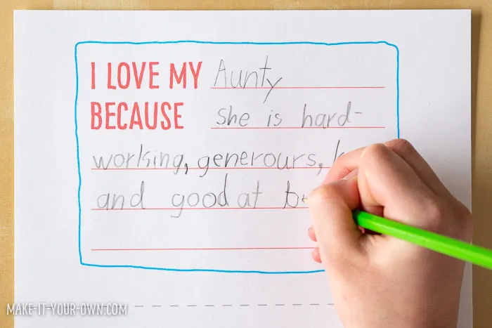 Eric Carle Inspired Mother's Day Collage Portraits: We show you how to create the appearance of textured paper and then create a portrait of your Mother, Grandma, Aunt or special female in your life. Our free printable allows you to write a special, personal message about what you admire and appreciate about your mom, aunt etc.