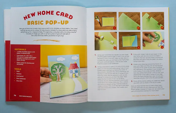 Easy Paper Projects: A kids craft book by Maggy Woodley