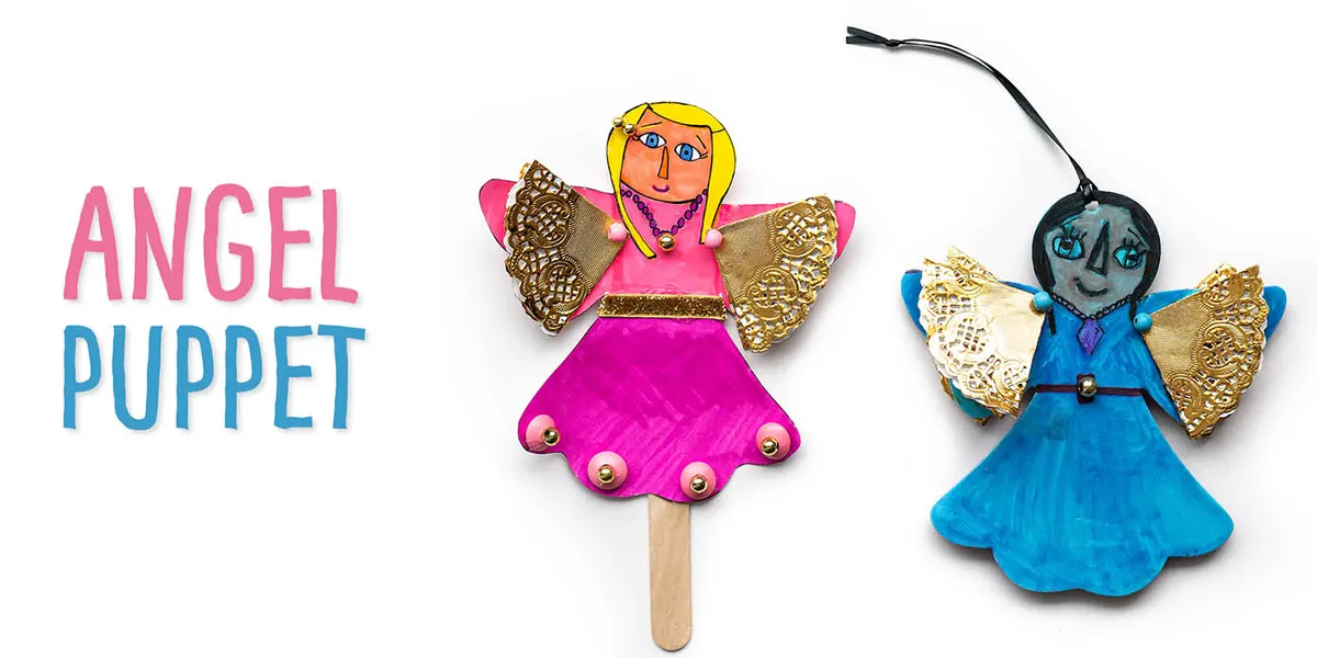 Paper Angel Puppet