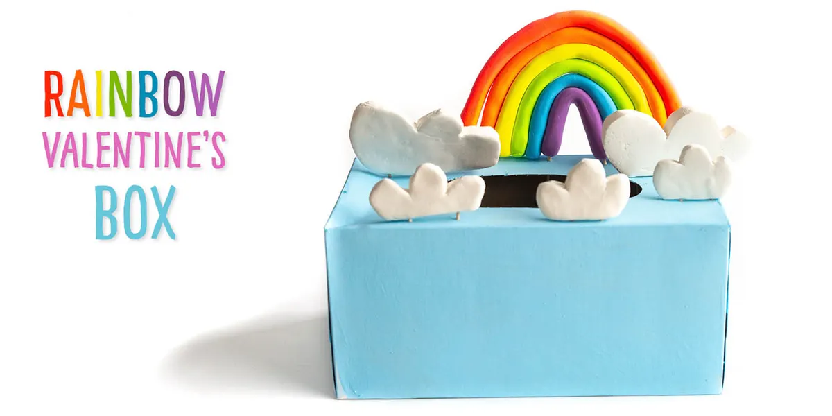 Rainbow Valentine Box & Card