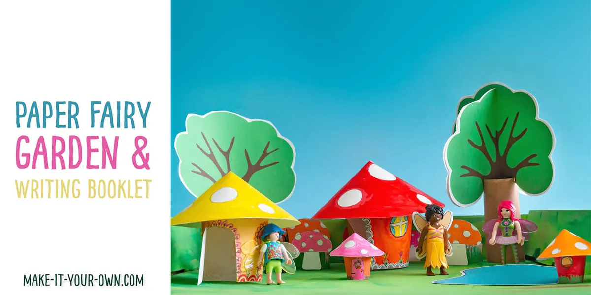 Paper Fairy Garden and Writing Booklet